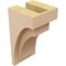 Ekena Millwork 5"W x 5"D x 10"H Wide Rivera Rough Cedar Woodgrain TimberThane Corbel, Primed Tan CORUR05X05X10RIVRCPR - alternate 6